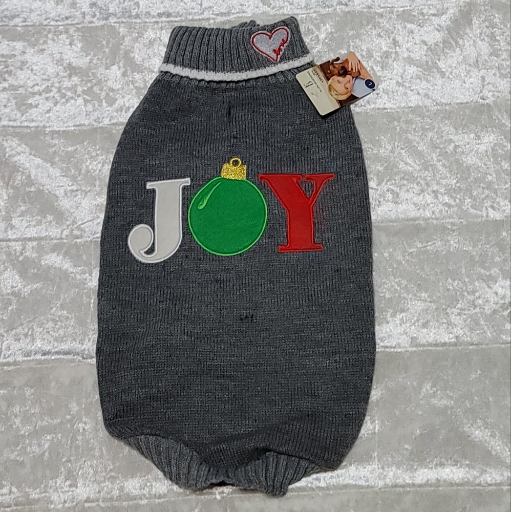 Ellen Degeneres Gray JOY Dog Apparel